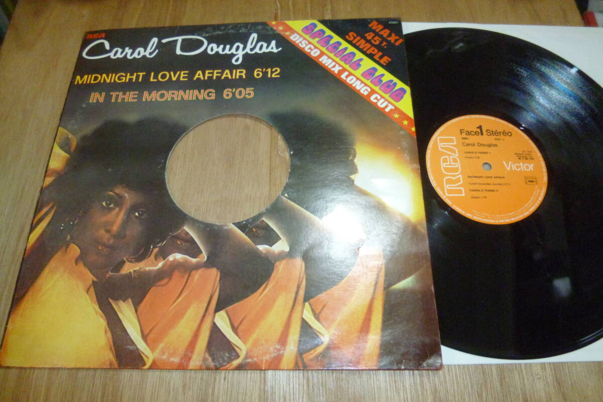 45RPM )) 12” CAROL DOUGLAS // MIDNIGHT LOVE AFFAIR ( 6' 12" )拍卖