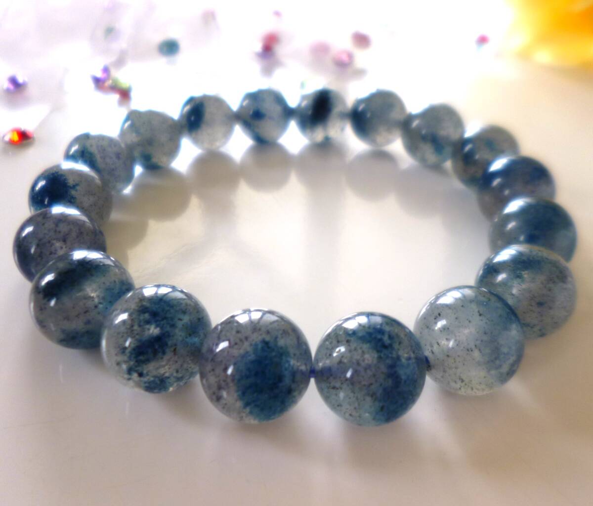 ☆心の平穏☆感情の鎮静☆サードアイ開眼☆スピリチュアル☆守護石☆ブルーストロベリークォーツ☆スコルザライトインクォーツ☆17cm☆拍卖