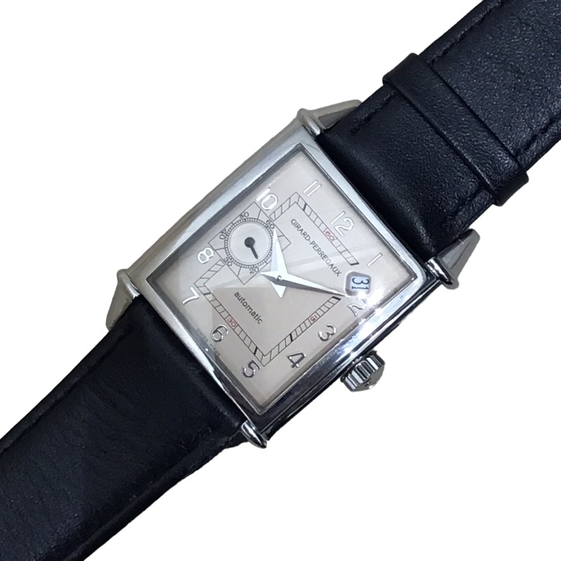 ジラール・ペルゴ GIRARD PERREGAUX ウィンテージ1945 デイト 25932 ベージュ ステンレススチール 腕時計 メンズ 中古拍卖