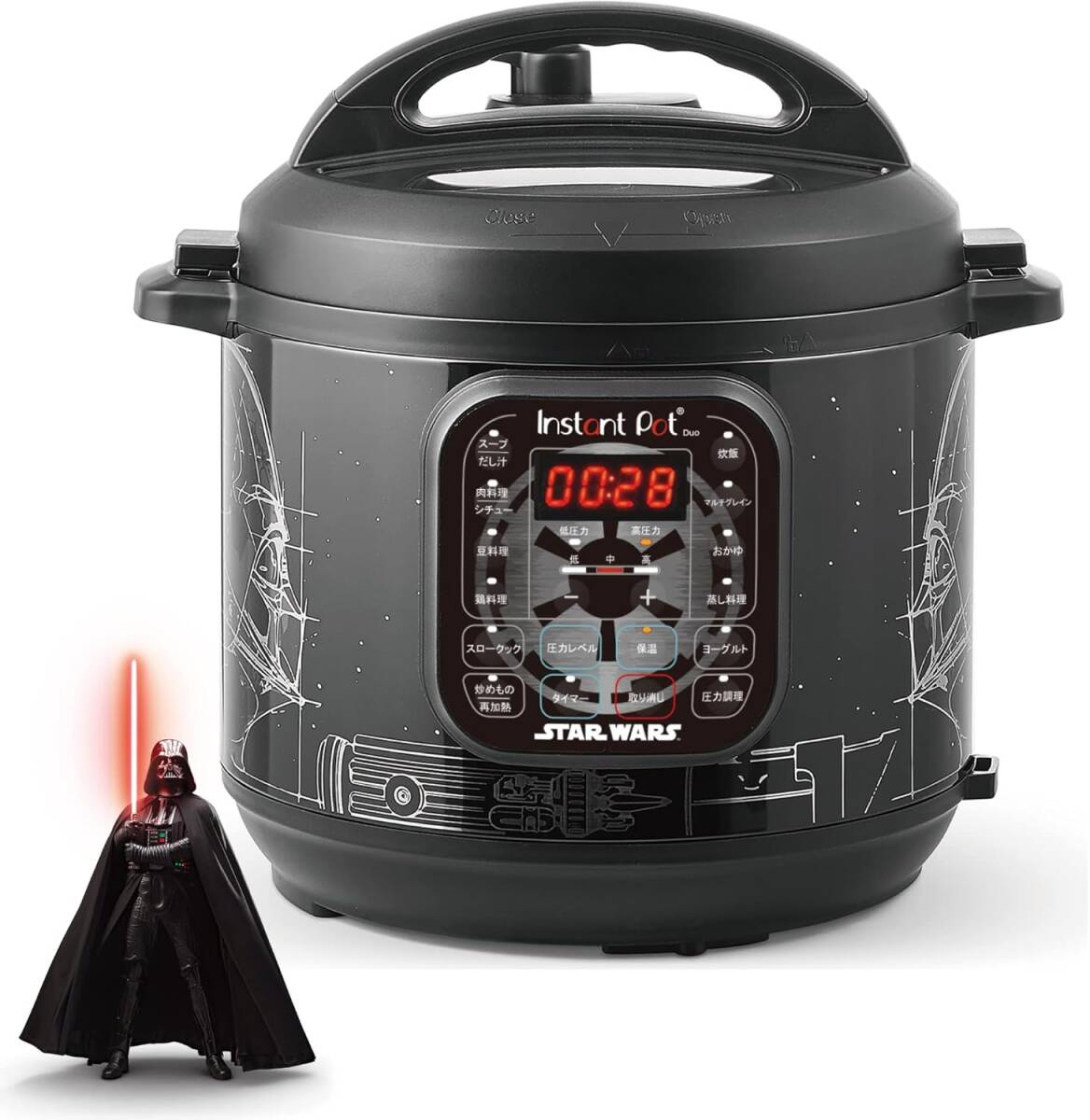 新品■インスタントポット 電気圧力鍋 スターウォーズ 限定モデル ダース・ベイダー Instant Pot Duo 60 Darth Vader拍卖