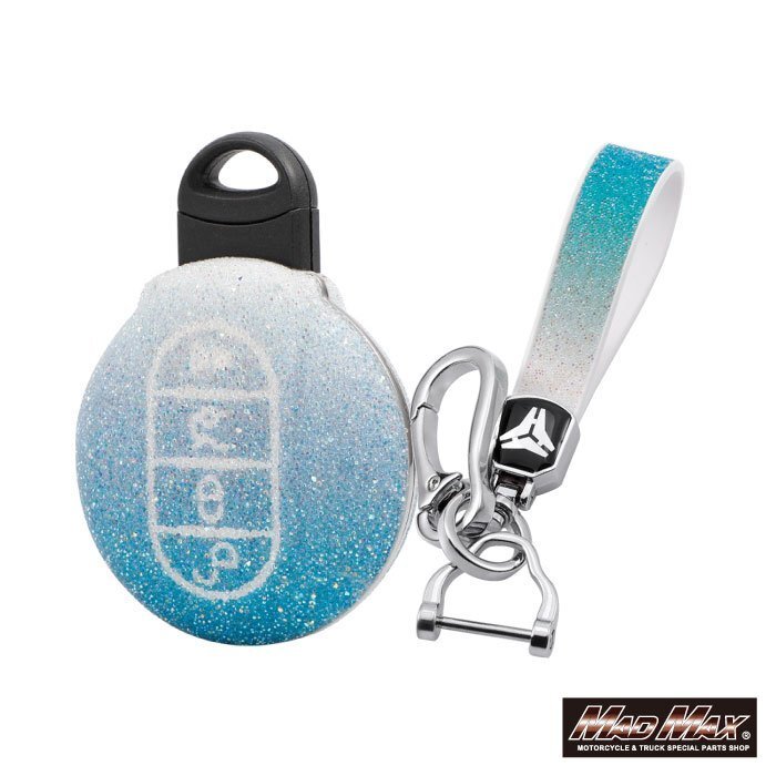 カー用品 BMW車専用 エクスタシーダイヤモンド TYPE-C TPUスマートキーケース ブルー/ミニクーパー F54 F55 F56【メール便送料210円】拍卖