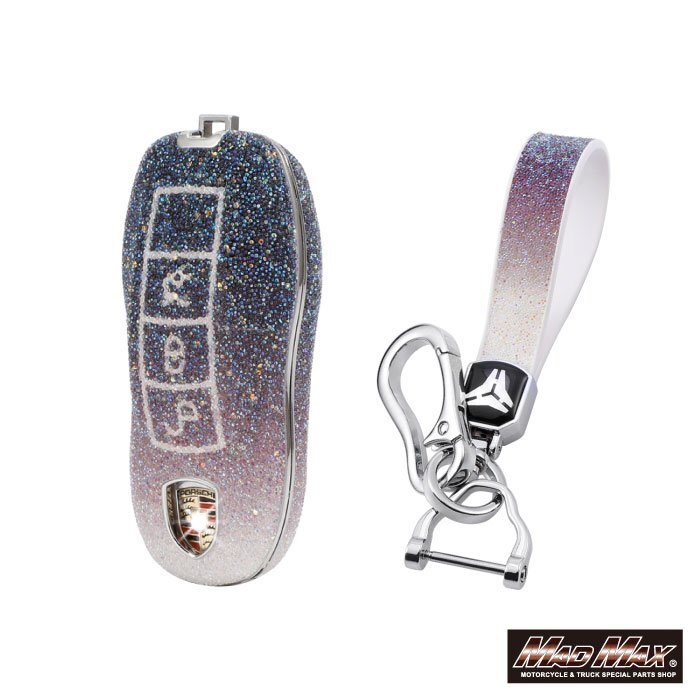 カー用品 ポルシェ車専用 エクスタシーダイヤモンド TYPE-A TPUスマートキーケース レッド/父の日 母の日 誕生日【メール便送料210円】拍卖