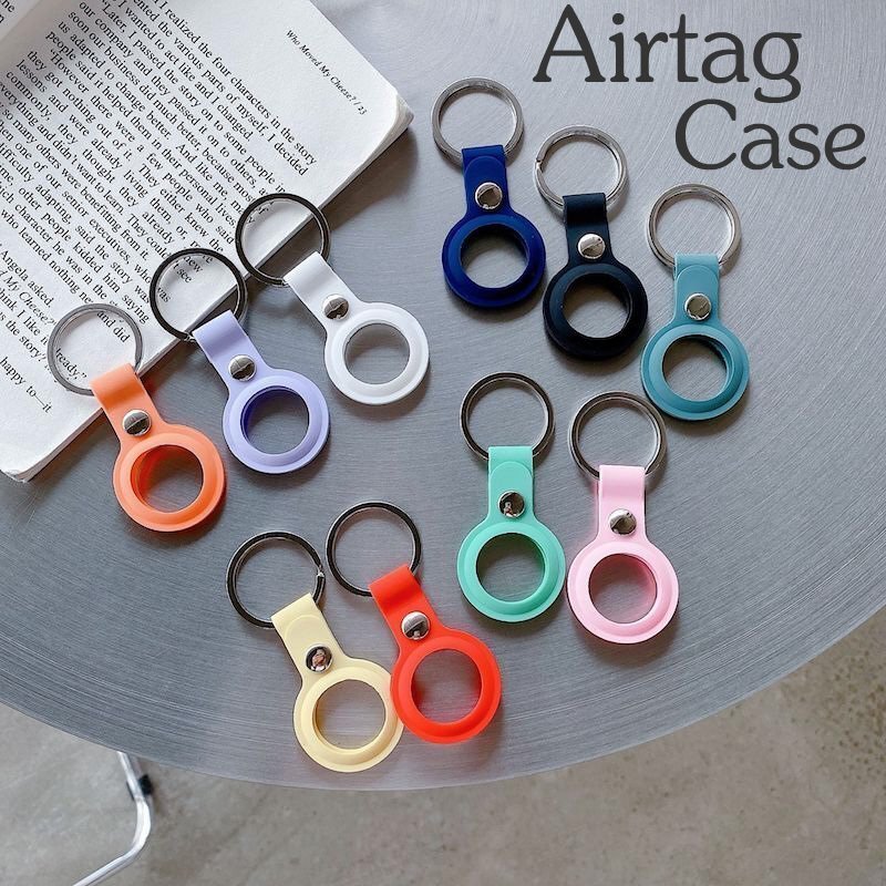 MADMAX AirTag シリコンケース 紛失防止 AirTag カラフルケースカバー エメラルドグリーン/エアタグ 保護 紛失防止【メール便送料190円】拍卖