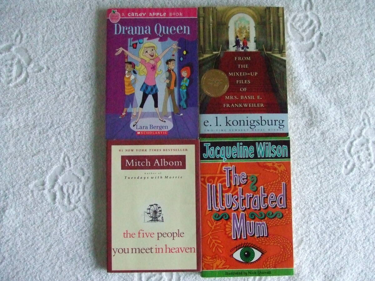 Q美品 ★★★アメリカ中学校レべル・ペーパーバック×4冊セット★★★ 多読用まとめ売り 未読品/洋書 ◆◆送料無料◆ 英語リーディング拍卖