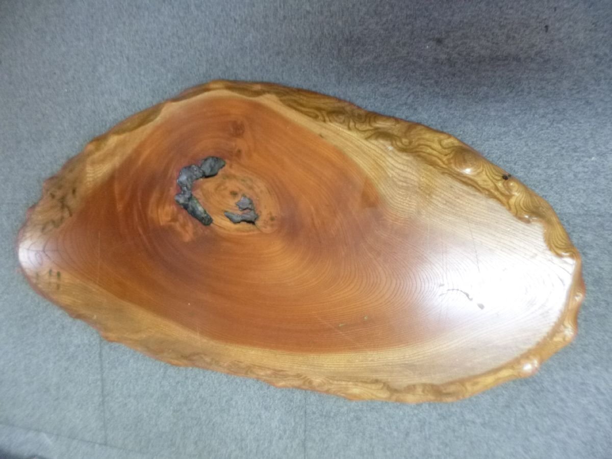 GT/H09C-DA8 丸太 切株 木材 テーブル 素材 DIY 103cm×52cm 厚み4cm 和風 インテリア アンティーク 店舗拍卖