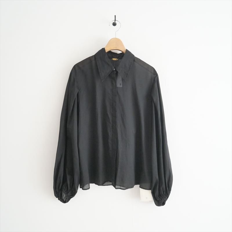 2024SS / DEUXIEME CLASSE ドゥーズィエムクラス / cotton voile ギャザー ブラウス / 24051500401010 / 2408-0714拍卖