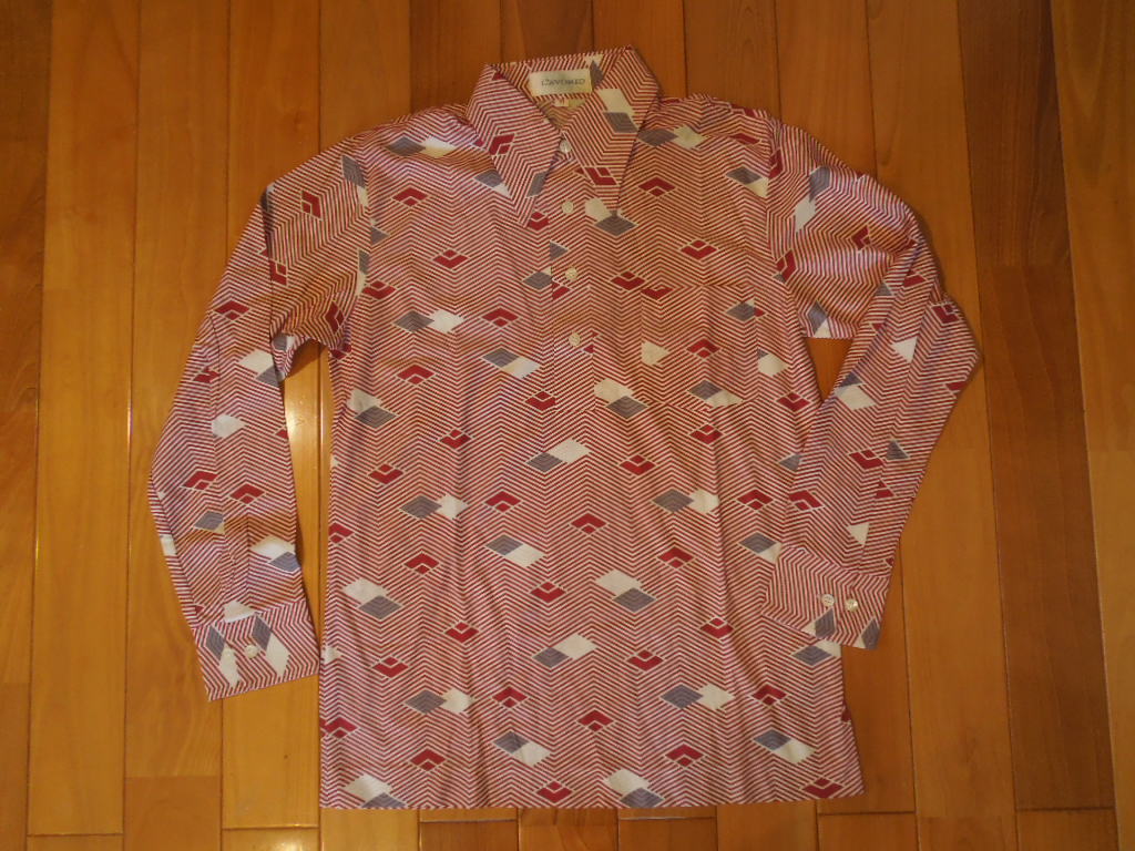 LAVORIO 70'sヴィンテージ 長袖シャツ プルオーバーシャツ デッドストック Mサイズ拍卖