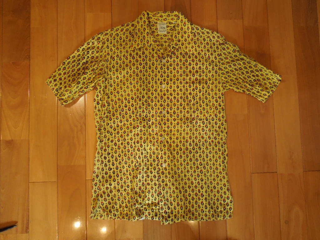 JUN ジュン 70'sヴィンテージ 半袖シャツ Mサイズ拍卖