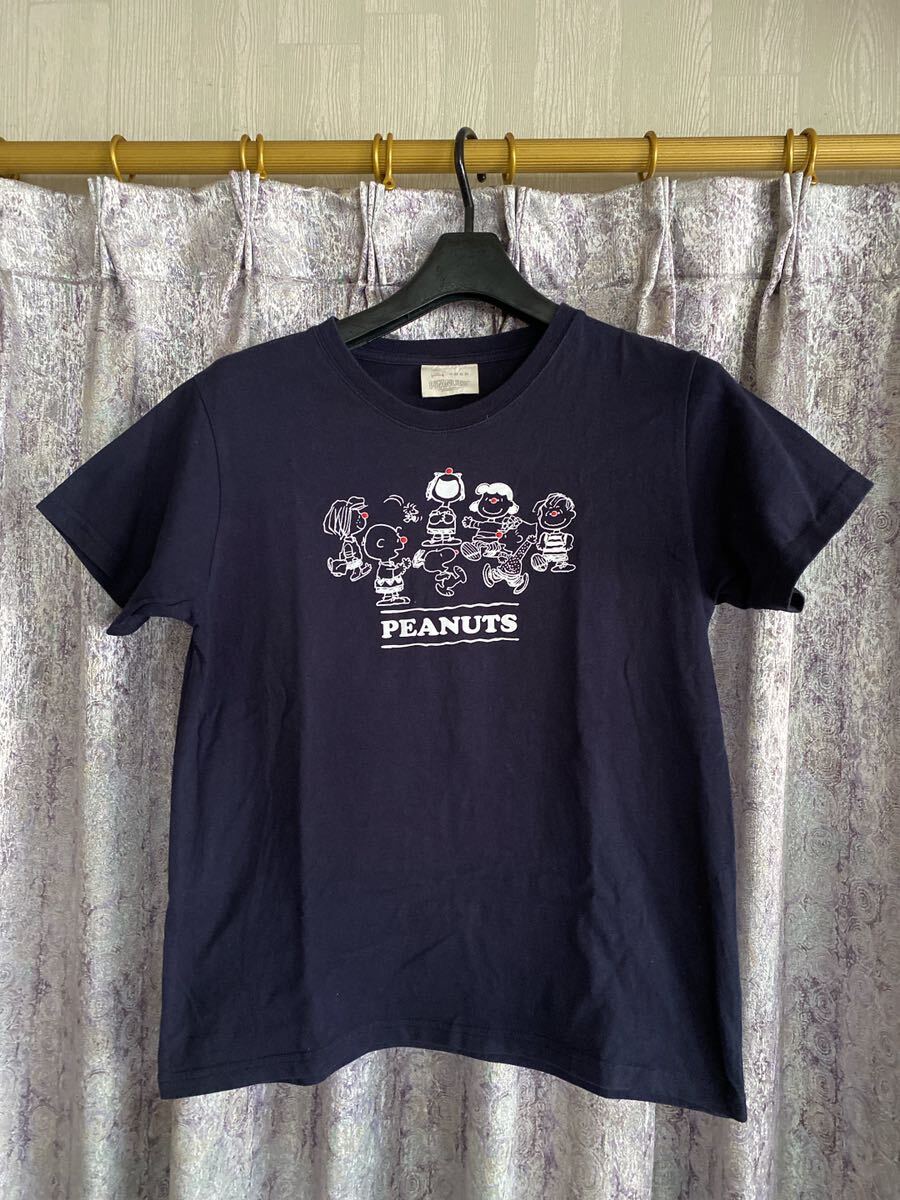 コーエン coen 半袖Tシャツ orgabits ボーダー 半袖 Tシャツ スヌーピー ピーナッツ イベント 阪急 梅田 フェスティバル peanuts snoopy 紺拍卖