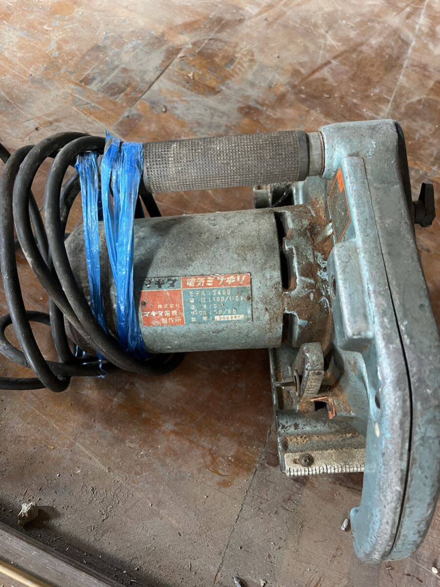 動作確認済み!マキタ 電気ミゾキリ 3400型拍卖