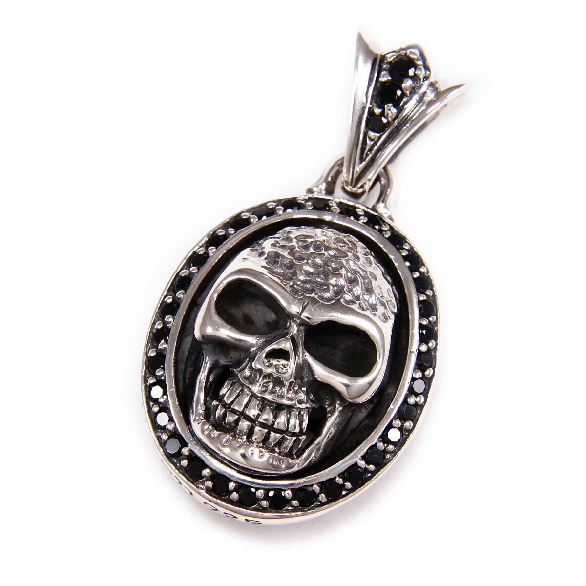 スカル メダル 925シルバー ペンダント/トップ ネックレス 925刻印あり 新品 送料無料 メンズアクセサリー BUB-073拍卖