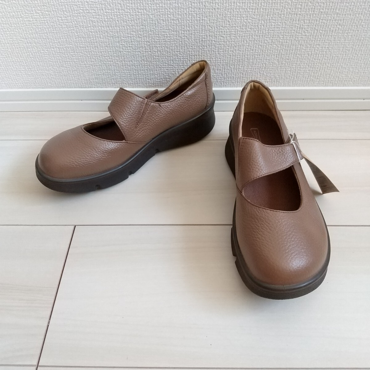 ☆(610)ACHILLES SORBO ブラウン シューズ(24.0cm)拍卖