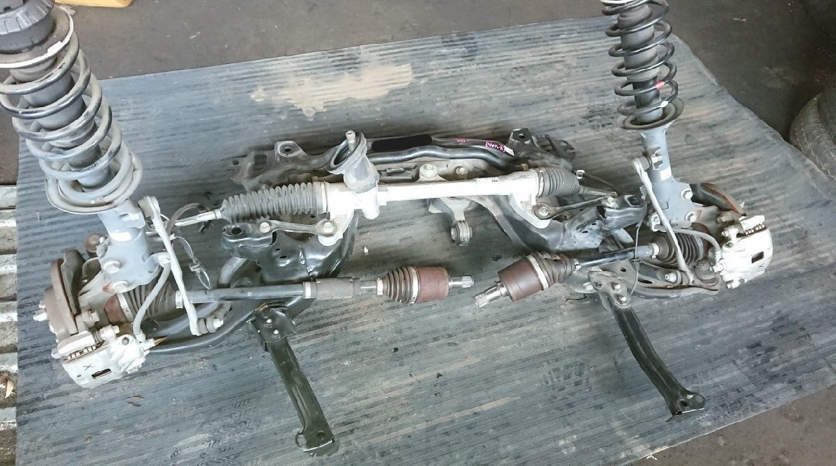 ホンダ N-VAN L JJ2 フロントメンバー フロントストラット ドライブシャフト ステアリングラック 純正 【バラ売り可】拍卖