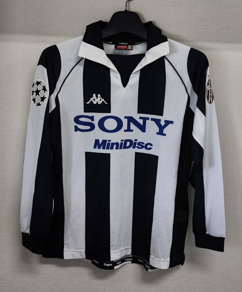 97-98ユベントス Juventus(H)#21 ジダン ZIDANE 長袖 100周年 UEFA CL仕様 S拍卖