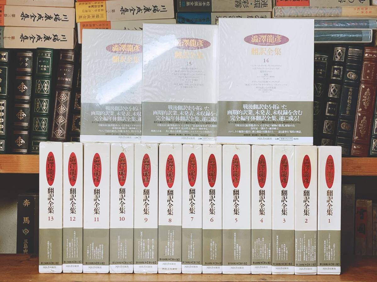定価12万!!絶版!! 澁澤龍彦翻訳全集 全16巻揃 検:種村季弘/バタイユ/ジュネ/三島由紀夫/吉本隆明/生田耕作/芥川龍之介/稲垣足穂/太宰治拍卖