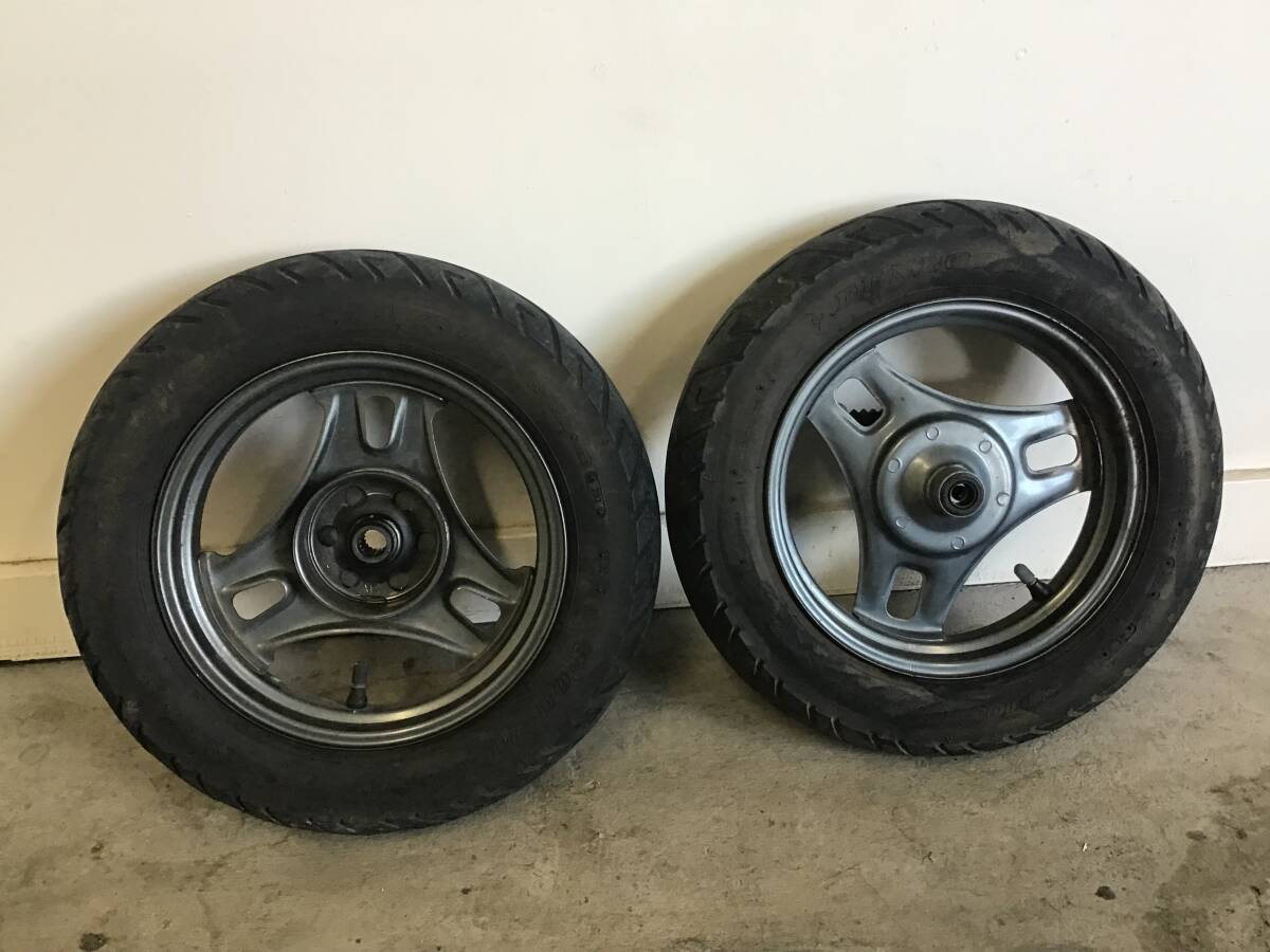 ★岐阜発 △ SUZUKI / スズキ / SEPIA / セピア / タイヤ2本セット / DUNLOP K655A / タイヤサイズ3.00-10 / 現状品 R6.8/8★拍卖