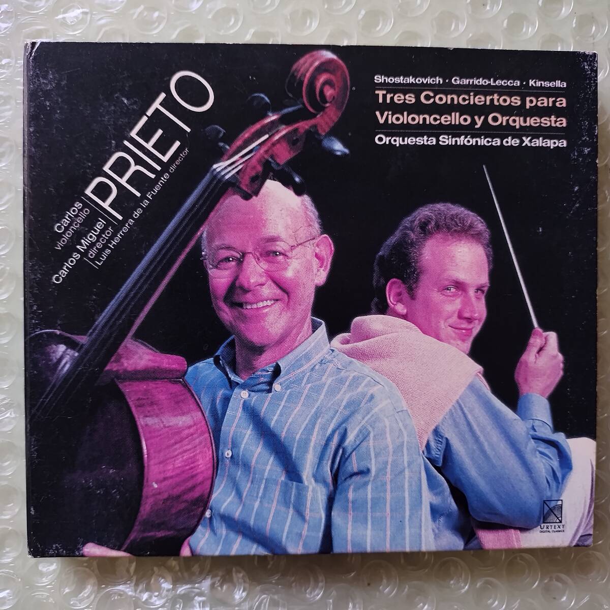 URTEXT カルロス・プリエト/Carlos Prieto - ショスタコーヴィチ, ガリード=レッカ, キンセラ:チェロ協奏曲 4枚同梱可能 a10B000E1P22G拍卖