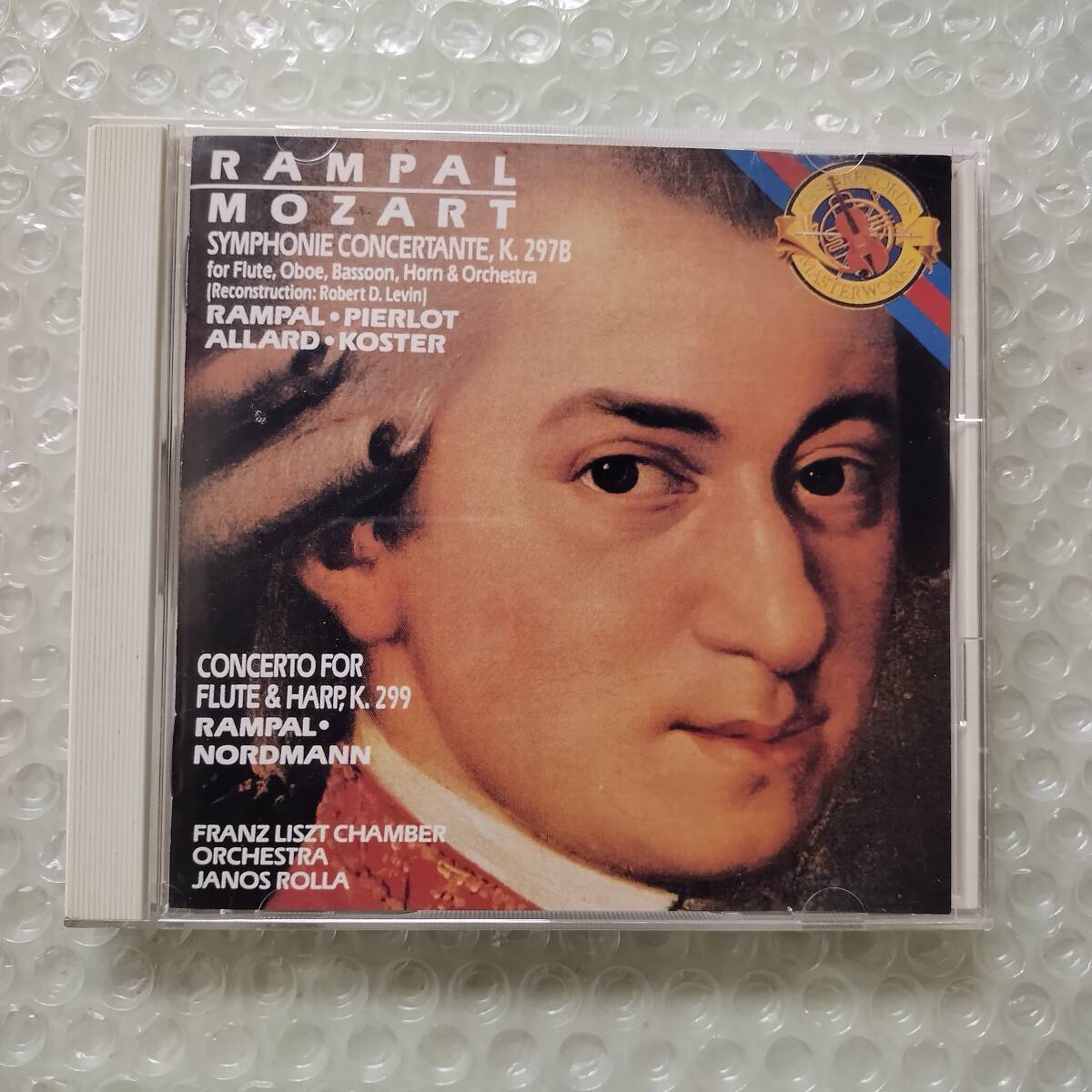 CBS/SONY国内盤 ランパル他, ヤーノシュ・ローラ - モーツァルト:フルートとハープのための協奏曲&協奏交響曲 4枚同梱可 a10B07SC6CNNH拍卖