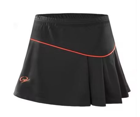 【Mサイズ Black Red】女性のバドミントンスカート,夏のノベルティ,速乾性,軽量,ランニング,スポーツ,テニス拍卖