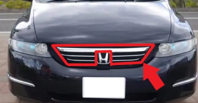 新品未使用 純正 ホンダ オデッセイ RB1/2 前期 2003~2006 フロント グリル モール クリップ セット ラジエーター ラジエター H0036-1拍卖