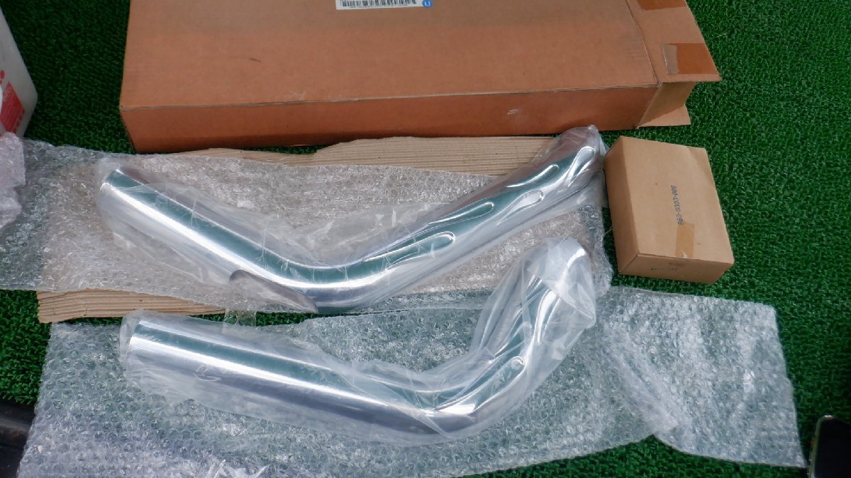 新品!ハーレー☆ソフテイルFLSTF/’00-’06☆純正オプション☆フレイムヒートガード☆ファイヤーパターン☆65717-05拍卖