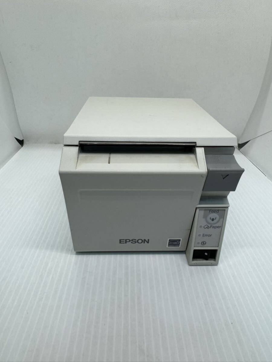 S1235) EPSON TM-T70II(M296A) レシートプリンター 通電確認 (丙3)拍卖