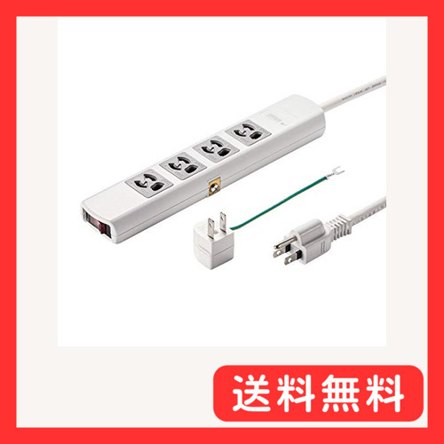 サンワサプライ 雷ガードタップ 3P・4個口 3m TAP-SP34MG-3拍卖