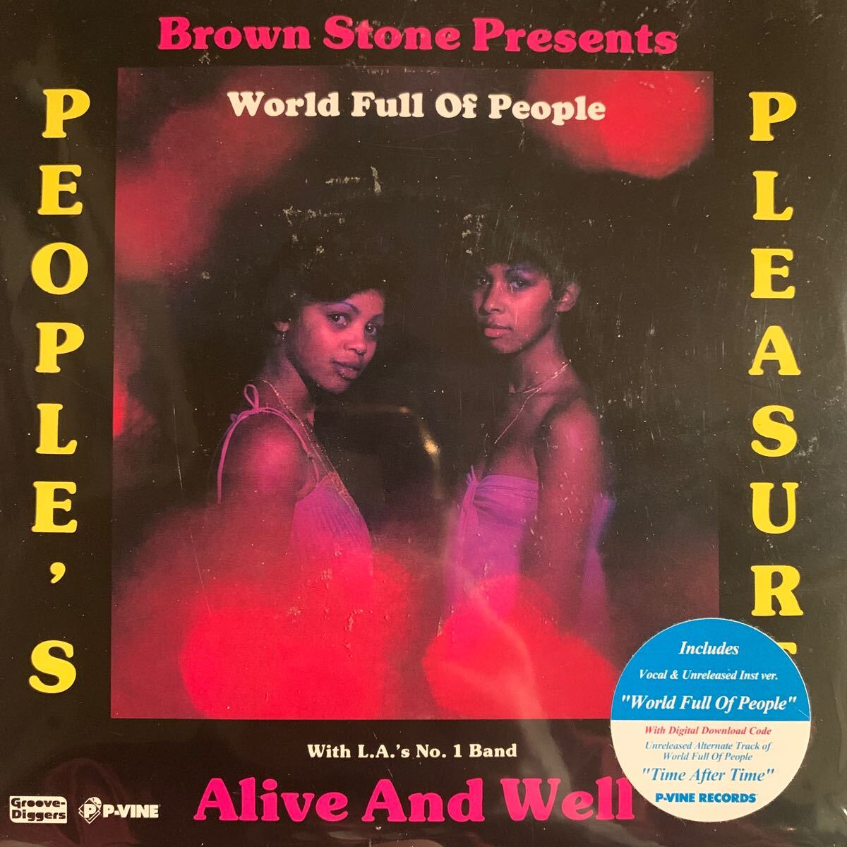 EP【未使用】ステッカー帯 希少 レア PEOPLE'S PLEASURE/WORLD FULL OF PEOPLE リシュー 特典付 2021年 SADAR BAHAR拍卖