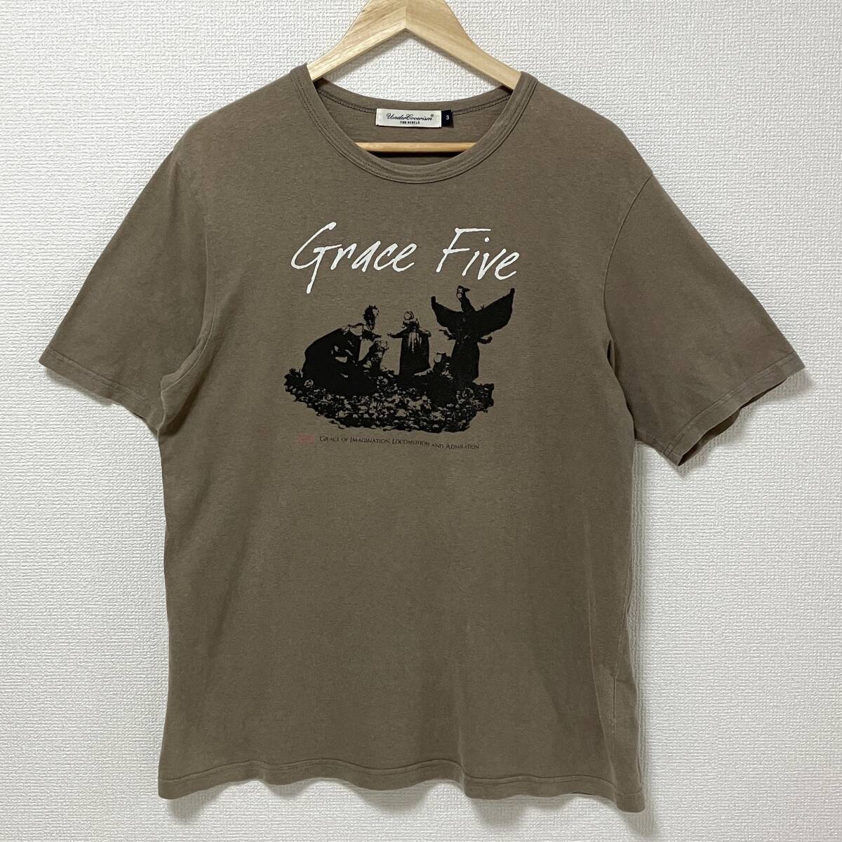 UNDERCOVER GILA Grace Five Tシャツ 茶 3サイズ アンダーカバー 半袖 カットソー Tee archive 4070534拍卖