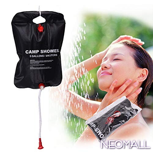 簡易シャワー 20L アウトドアに ポータブルシャワー ソーラーシャワーバッグ ソーラーシャワー キャンプ シャワーバッグ 20リットル拍卖