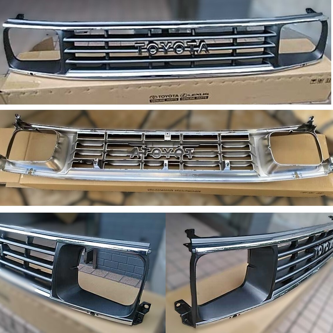 ☆新品 純正☆トヨタ ランクル プラド 70系 フロント ラジエター グリル ランドクルーザー Genuine Land Cruiser PRADO adiator Grille  拍卖
