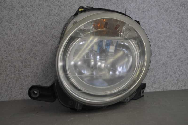 フィアット 500 チンクエチェント 右ハンドル 31212 純正 ヘッドライト 左 動作保証 破損無 取付OK ハロゲン SX45550748 S014339拍卖