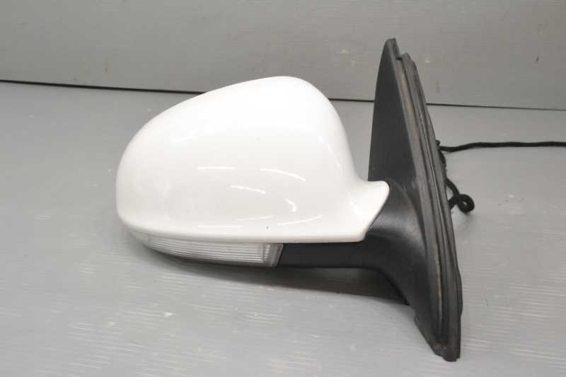 ゴルフ 6 VI 後期(1KCAX) 純正 破損無 取付OK 動作保証 右 ドアミラー 9P 電格 ウェルカムランプ ヒーター ウィンカー付 B4 k085315拍卖
