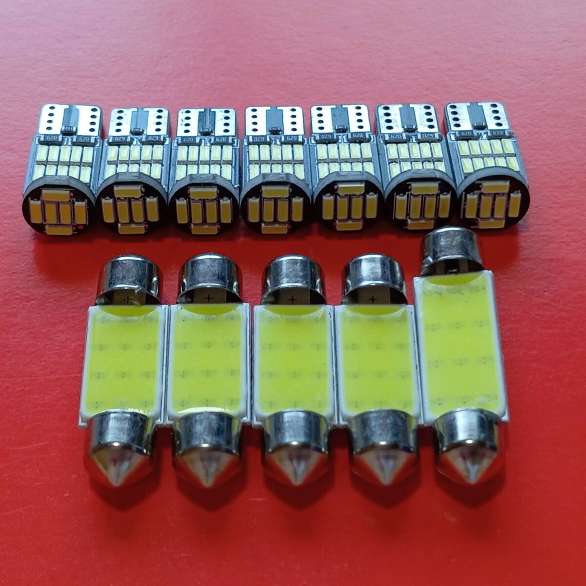 フォルクスワーゲン 5N ティグアン 爆光 T10 LED ルームランプ キャンセラー内蔵 12点セット ホワイト //26/t36/t42拍卖