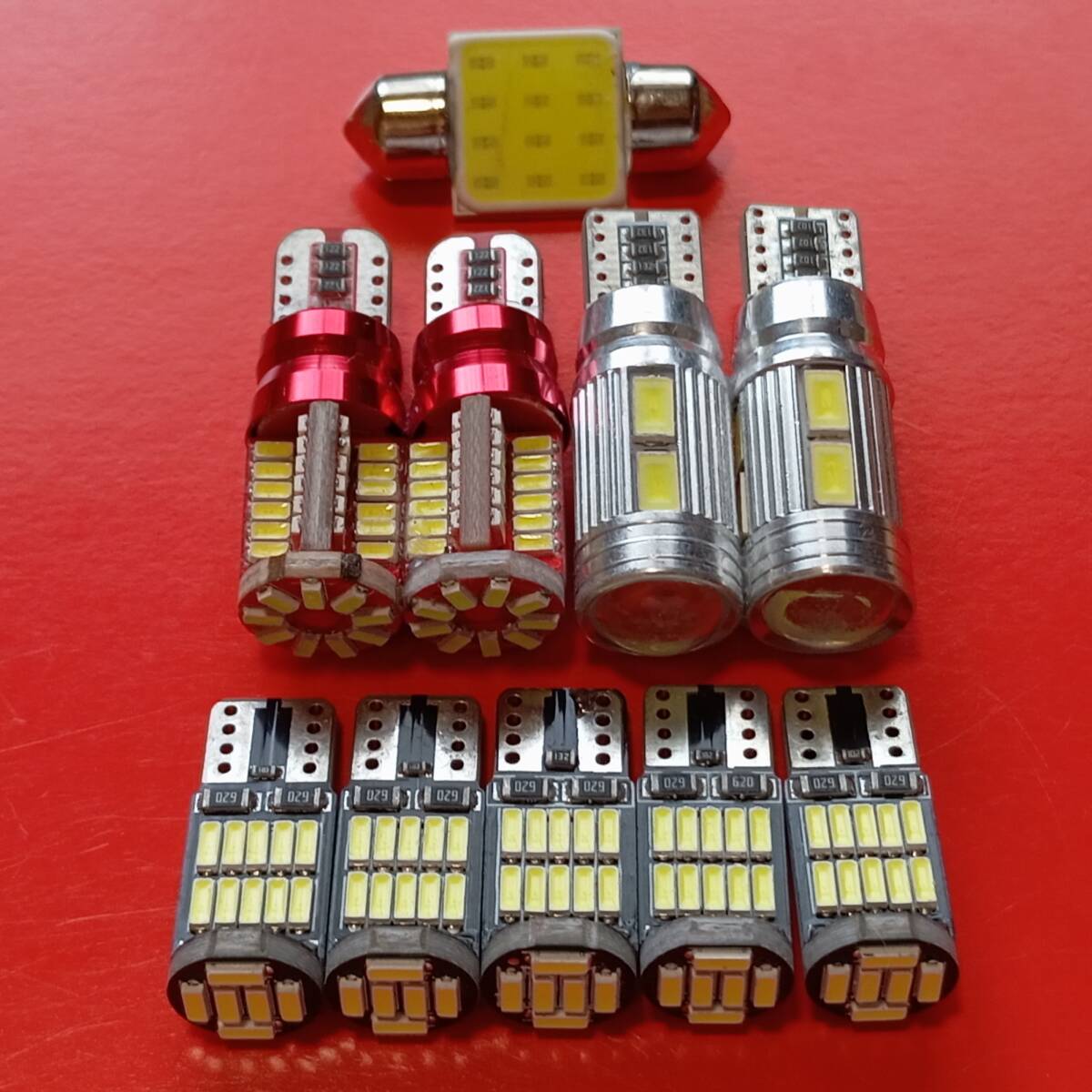 超爆光!ウェイク LA700S 710S T10 LED バックランプ ポジション球 ナンバー灯 ルームランプ 10個セット ホワイト ダイハツ /57/10/26/t31/拍卖