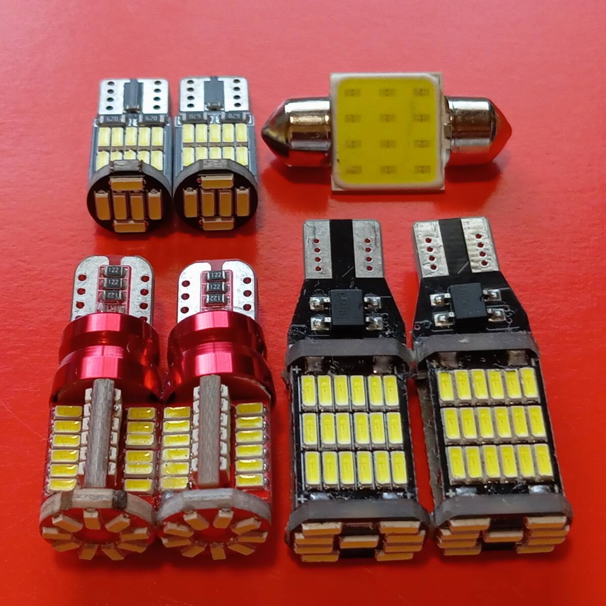 超爆光!ワゴンR スティングレーMH21S ルームランプ バックランプ ポジション 7個セット ホワイト スズキ /45/57/34/t31拍卖