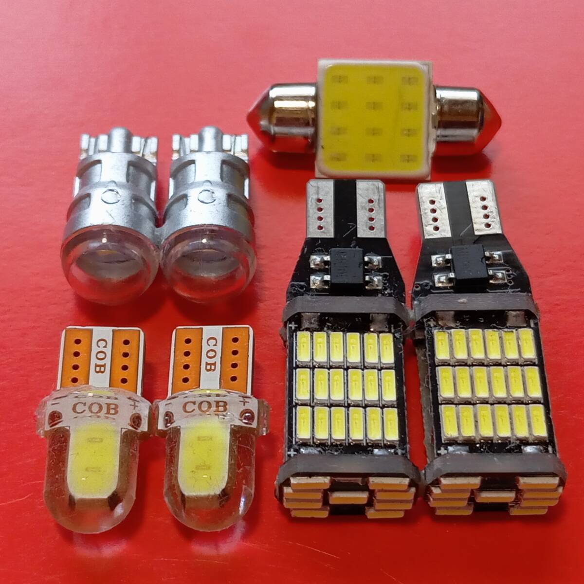 超爆光!エブリィワゴン DA64系 DA17W ルームランプ バックランプ ポジション 7個セット T10 LED ホワイト スズキ /45/1/c2/t31拍卖