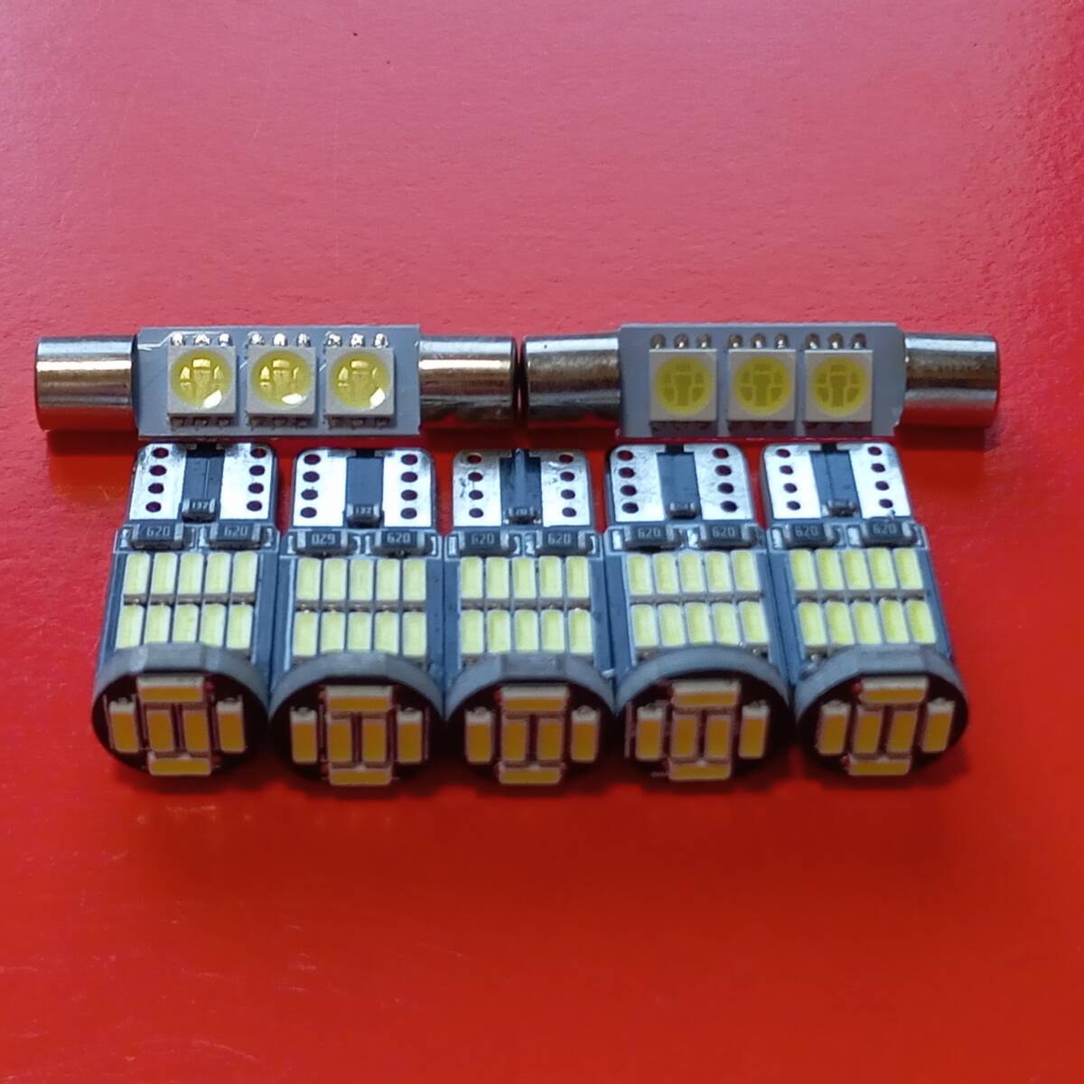 V37 スカイライン 超爆光! T10 LED ルームランプ 7個セット 日産 /26/f3拍卖