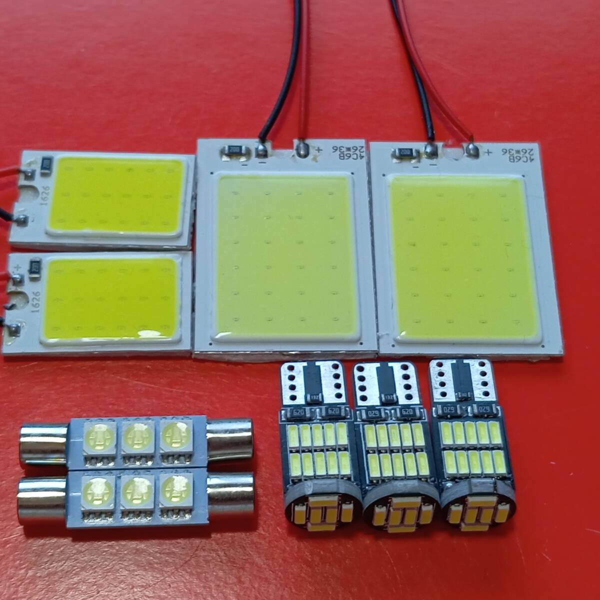 超爆光!V36 スカイラインセダン T10 LED パネルタイプ ルームランプ 9個セット ホワイト 日産 /c24/c18/24/f3拍卖