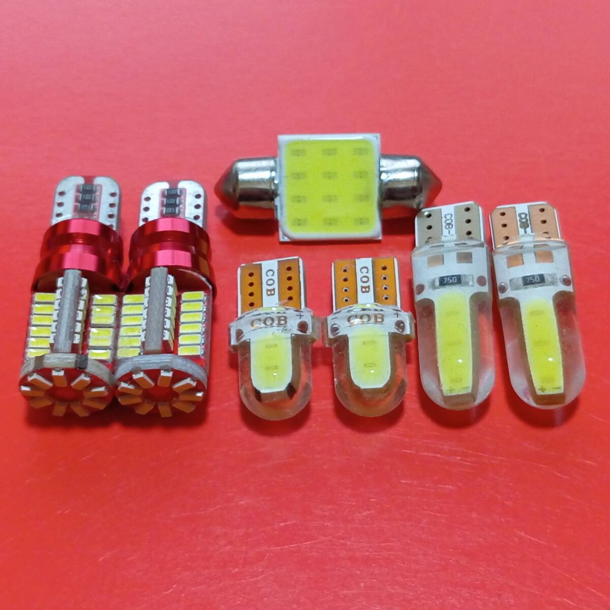 超爆光!アルトラパン HE22S ルームランプ ポジション バックランプ ナンバー灯 T10 LED 7個セット ホワイト スズキ /57/c3/c2/t31拍卖