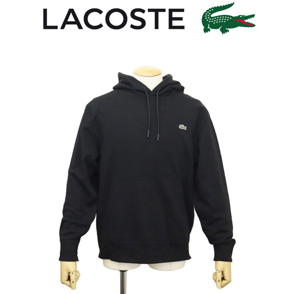 LACOSTE (ラコステ) SH6925 プレミアムスウェットフーディー LC380 031ブラック 4-M拍卖