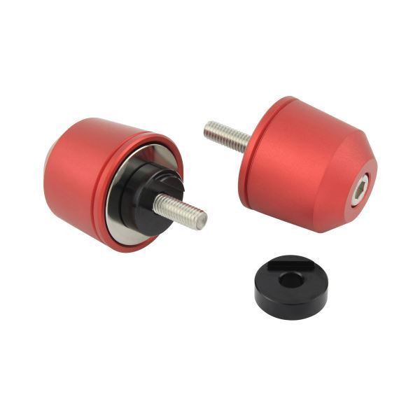 MT-03(2016-2020) 用 ミドルウェイトバーエンドキャップ M6タイプ マットレッド|ポッシュフェイス/POSH拍卖