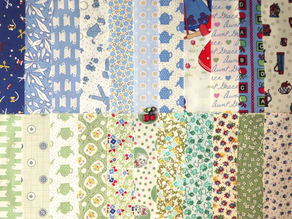 即決★USAレトロ30’sカットクロスセット4★サーティーズ復刻AuntGrace拍卖