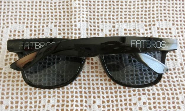 超美品!FATBROS ファットブロス サングラス 黒 度なし 男女兼用可!拍卖