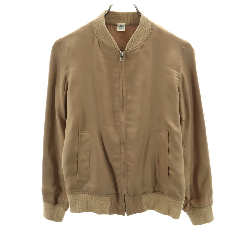 ロンハーマン 日本製 ブルゾン XS ベージュブラウン Ron Herman ジャケット レディース拍卖