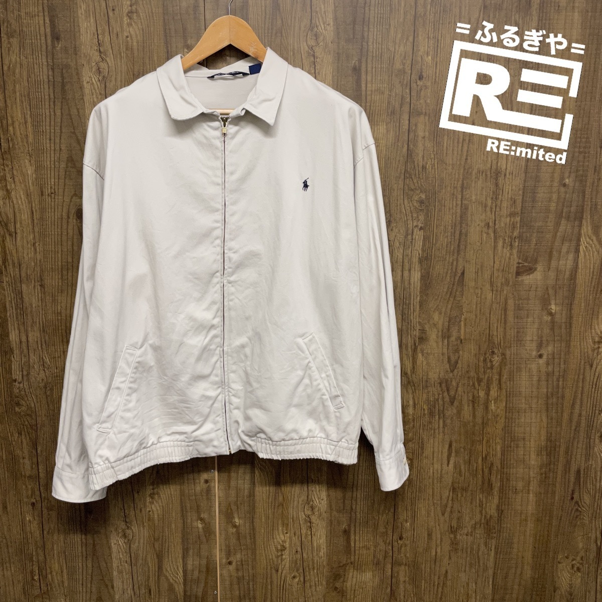 古着 XL POLO RALPH LAUREN ポロラルフローレン スウィングトップ ブルゾン 4075拍卖