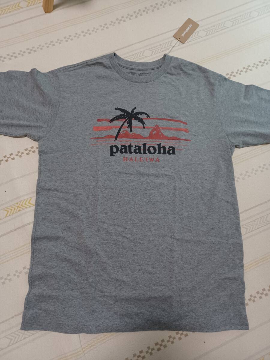 【ハワイ限定】 patagonia パタゴニア Tシャツ パタロハ ハレイワ 限定 半袖Tシャツ S(M) 未使用拍卖