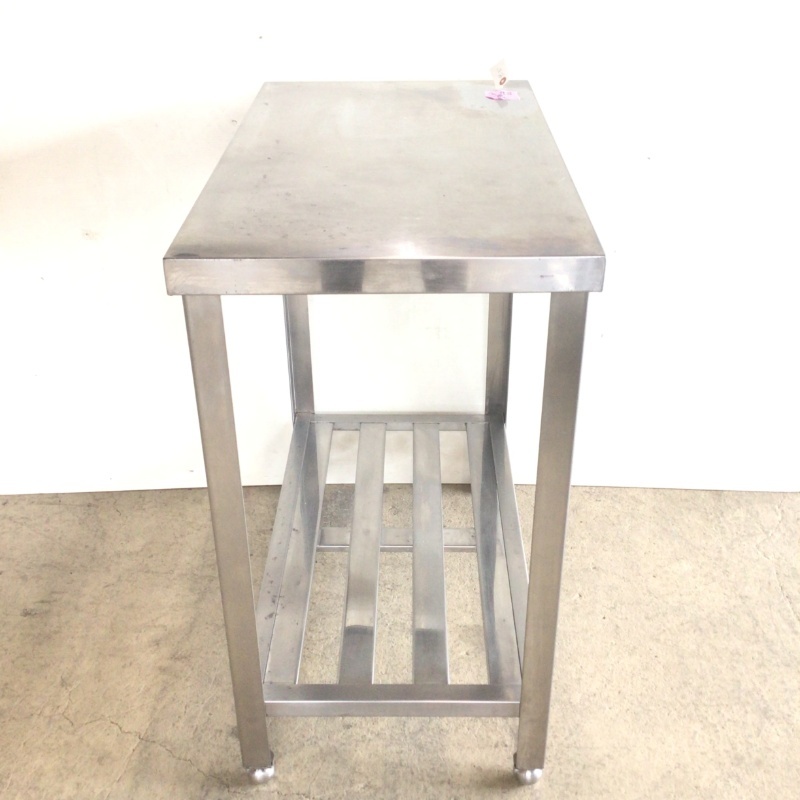 【中古】 業務用 ステンレス 作業台 幅430×奥行750×高800mm (No.9535) 厨房機器拍卖