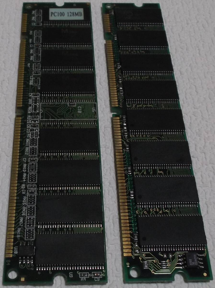中古品 DIMM PC100-128M 256MB(128M*2) 現状品⑦拍卖
