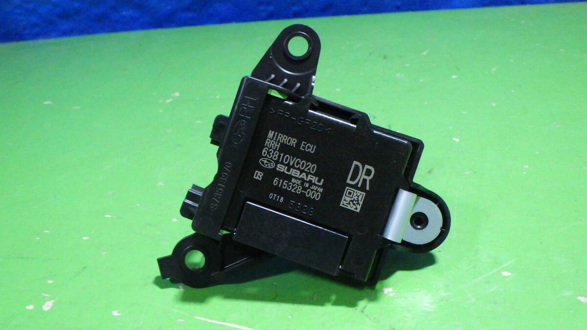 60826-3 スバル純正 レヴォーグ等 VN5 右ドアミラー コンピューター 63810VC020 中古 棚X-6拍卖